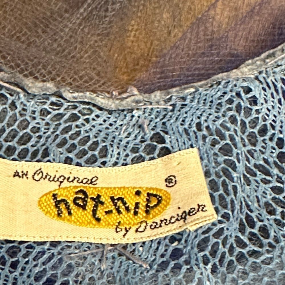 Vintage Hat-Nip Crown Pillbox Hat Fascinator, Hat… - image 4